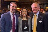 Mesmo com chuvas fortes no Estado, Raquel participa de eventos pomposos em Nova York