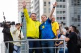Tarcísio doidinho pelo apoio do Capitão