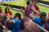 VÍDEO: Homem é flagrado agredindo duas mulheres durante confusão na Fonte Nova; veja imagens