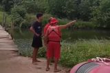 Homem morre afogado após cair de ponte de madeira em Jaboatão Homem morre afogado após cair de ponte de madeira em Jaboatão