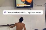 Suspeito de fazer duas mulheres de reféns assiste à própria prisão em TV de Central de Plantões Suspeito de fazer duas mulheres de reféns assiste à própria prisão em TV de Central de Plantões