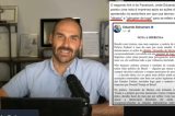 “Nosso objetivo é te tirar da Corte”, diz Eduardo Bolsonaro sobre Moraes
