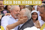 Bandeira de fé e seu velho amigo Lula