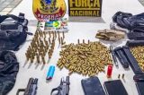 Operação conjunta apreende arsenal de armas e munições no extremo sul da Bahia
