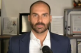 Eduardo Bolsonaro quer sanções à mulher de Moraes e punição a Motta e Alcolumbre
