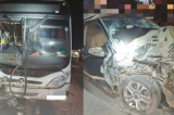 BR-232: colisão entre carro e ônibus deixa feridos em Salgueiro, no Sertão de Pernambuco