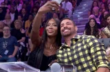 Naomi Campbell surpreende no ‘Domingão’ e revela passado com Cauã Reymond em Nova York