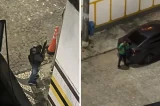 Moradores flagram pessoas armadas com fuzis após tiroteio em Salvador