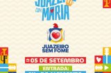 Fé e Solidariedade: Juazeiro Sem Fome arrecada alimentos na festa de Nossa Senhora das Grotas nesta sexta-feira (5)
