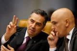 Barroso exalta Moraes e afirma que STF deu “exemplo para o mundo”