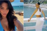 Sexo oral? Flagra íntimo de craque do Real Madrid com namorada na praia viraliza; veja