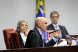 Moraes: Brasil quase volta a uma ditadura porque grupo político de Bolsonaro não sabe perder eleição