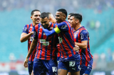 Sem sustos, Bahia vence o Inter na Fonte Nova e cola no G-4 do Brasileirão