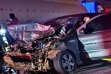Colisão entre carro e caminhão deixa duas pessoas feridas em cidade baiana