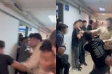 CONFUSÃO! Estudantes de escola particular protagonizam briga com ‘trocação de socos’ e empurrões; assista