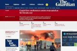 Incêndio na COP30: Imprensa internacional repercute fogo em pavilhão