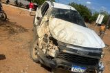 Presidente da Câmara Municipal de Casa Nova perde o controle da direção e capota carro na BR-235