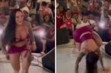 Rainha da Império da Tijuca, atriz pornô dança sem calcinha após receber posto e revolta comunidade Rainha da Império da Tijuca, atriz pornô dança sem calcinha após receber posto e revolta comunidade