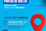 Centro Pop de Juazeiro recebe doações de roupas e convida população a praticar solidariedade neste fim de ano