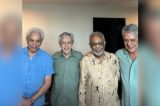 Caetano, Gil e outros artistas participam de ato contra anistia no Rio