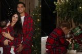 Discreto, único herdeiro de Ronaldinho Gaúcho mostra primeiro natal com a filha; confira