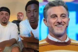 Influenciador pede desculpas após xingar Luciano Huck de ‘filho da puta’ e apresentador reage