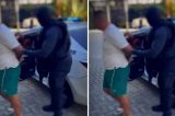 Vídeo mostra membro do Comando Vermelho sendo detido em condomínio de alto padrão