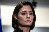 Teve que engolir! Michelle apoia pré-candidatura de Flávio à Presidência após desentendimento: ‘Que Deus te abençoe‘