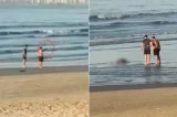 Militar reage a assalto, persegue e mata ladrão com oito tiros em praia