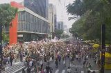 Paulista: Ato contra feminicídio fecha dois sentidos e protesto pró-anistia bloqueia um