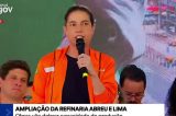 “Obrigada por não desistir de Pernambuco e das obras paradas”, diz Raquel a Lula