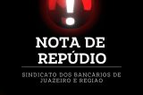 Em nota enviada ao AP, Sindicato dos Bancários repudia revogação de decreto que muda data do feriado no carnaval antecipado Em nota enviada ao AP, Sindicato dos Bancários repudia revogação de decreto que muda data do feriado no carnaval antecipado
