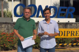 Vereador Jorge Lobo Filho e prefeito Marcos Lobo visitam Conder e direção da CEF