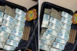 Polícia intercepta carro que transportava R$ 1,7 milhão em espécie; destino da quantia foi revelado pelos suspeitos
