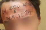 ‘Sou ladrão e vacilão’: jovem que teve a testa tatuada volta a ser preso