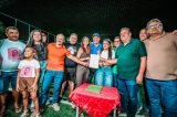 Prefeita Catharina Garziera inaugura campo society, assina ordem de serviço e reforça investimentos no esporte e na qualidade de vida em Jutaí