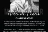 NOTA DE PESAR