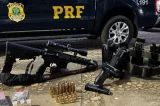 PRF apreende 273 munições, fuzil e pistola durante Operação Carnaval em Vitória da Conquista