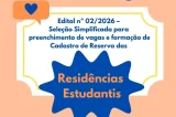Abertas as inscrições para seleção simplificada para Residências Estudantis da Univasf