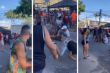 Cadeirante é derrubado durante briga em prévia de Carnaval no Recife