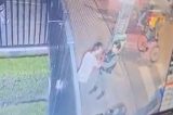 Criança filmou mãe tentando tirar arma de companheiro antes de ser baleada em apartamento nas Graças