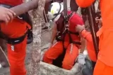 Pai e filho são resgatados após caírem em poço na Bahia