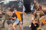 Vídeo mostra PM dando tapa no rosto de mulher durante ocorrência; assista