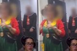 Policiais fantasiados da turma do Chaves prendem suspeitos durante carnaval e SSP debocha: “Foi sem querer querendo”; assista