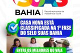 Casa Nova é destaque na 1ª Fase do Selo SUAS Bahia como referência em assistência social no Vale do São Francisco