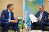 Ministro garante apoio federal a cidades atingidas pelas chuvas em Pernambuco após reunião com Felipe Carreras