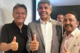 Prefeito Marcos Lobo e o deputado Robeto Carlos participam de reunião com governador Jerônimo Rodrigues