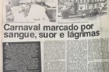 Carnaval de 1987 em Salvador teve sete pessoas esmagadas por um trio elétrico desgovernado