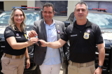 Prefeito Andrei Gonçalves reforça compromisso com a segurança e participa da entrega de novas viaturas e equipamentos para a Polícia Civil em Juazeiro