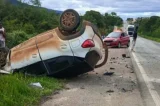 Caseiro suspeito de matar mulher a facadas morre em acidente durante perseguição policial na Bahia